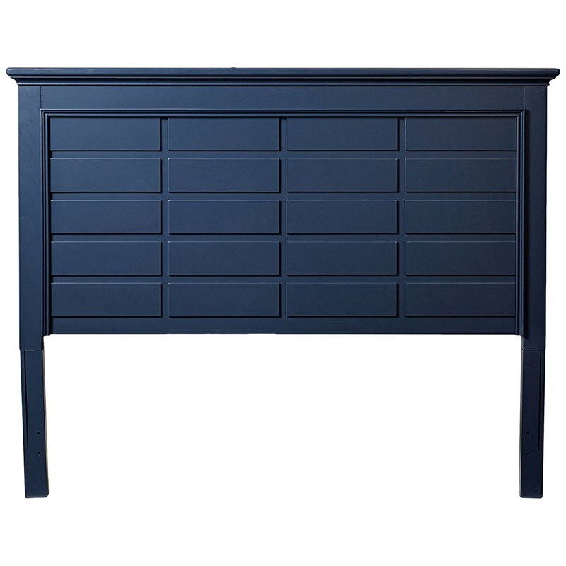 My Home Furnishings Bailey Queen Panel Headboard in Williamsburg Blue
