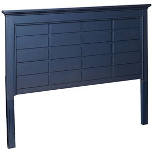 My Home Furnishings Bailey Queen Panel Headboard in Williamsburg Blue