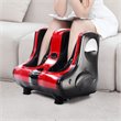 Costway Contemporary Plastic Shiatsu Foot Calf Leg Massager in Red