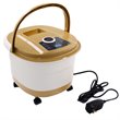 Costway Portable Foot Spa Bath Massager with Heat LED Display in Yellow