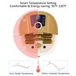 Costway Portable Foot Spa Bath Massager with Heat LED Display in Yellow