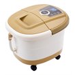 Costway Portable Foot Spa Bath Massager with Heat LED Display in Yellow