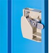 Costway Contemporary Metal Kid Locker with Single Tier and 2 Keys in Blue