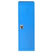 Costway Contemporary Metal Kid Locker with Single Tier and 2 Keys in Blue