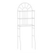 Costway 3-shelf Contemporary Iron Toilet Bathroom Spacesaver in White