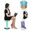 Costway Contemporary Plastic Wobble Sitting Stool in Mint Green
