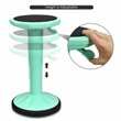 Costway Contemporary Plastic Wobble Sitting Stool in Mint Green