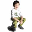 Costway Contemporary Plastic Wobble Seating Stool in Black Finish