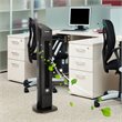 Costway 35'' Contemporary ABS Plastic Tower Fan with Remote Control in Black