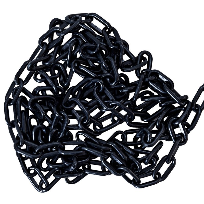 Costway Plastic Chain with Endless Applications For Crowd Control in Black