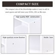 Costway 5-Shelf MDF Veneer Multi-Functional Storage Bookcase in White