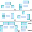 Costway 4-piece Rattan Patio Furniture Set with Sofa Chair in Turquoise
