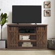 Costway Sliding Barn TV Stand/Entertainment Center for TV's up to 60