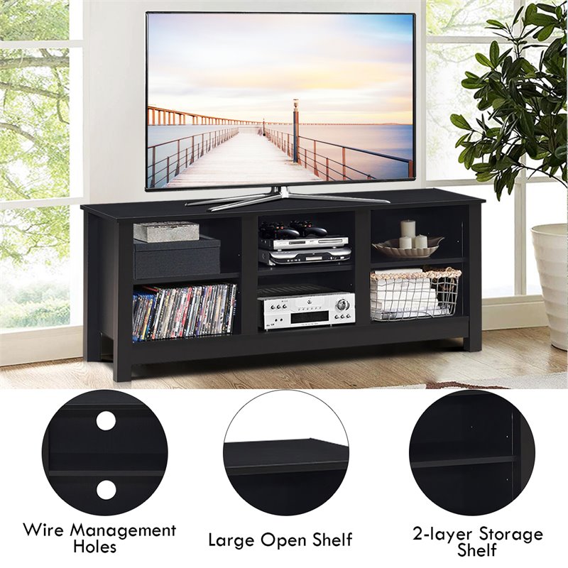 Costway TV Stand/Entertainment Center for TV's up to 60