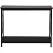 Costway 2-Tier X-Design Bookshelf Sofa Side Accent Console Table in Natural