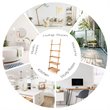 Costway 5-Tier Storage Display Plant Stand Ladder Bookshelf in Natural