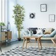 Costway 6ft Home Office Decorative Artificial Bamboo Silk Tree Planter in Green