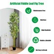 Costway 6ft Home Office Decorative Artificial Bamboo Silk Tree Planter in Green