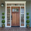 Costway 4' Artificial Topiary Triple Ball Tree Plant with UV Resistant in Green