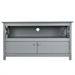 Costway Wooden Free Standing Console TV Media Cabinet for TVs up to 48