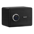 Costway Fingerprint Safety Box/Security Box with Inner LED Light in Black