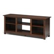 Costway 2-Tier TV Stand/Entertainment Media Center for TV's up to 65'' in Walnut