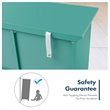 Costway Drawers & Doors Buffet Sideboard Table Kitchen Storage Cabinet in Green