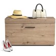 Costway Entryway Shoe Rack Storage Cabinet Chest Organizer in Artisan Oak