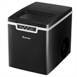 Ice Maker Machine Countertop 26Lbs/24H Portable W/Scoop & Basket Black Plastic