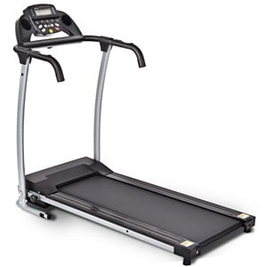 Costway 800W Folding Treadmill Electric Running Fitness Machine Black Plastic