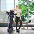 Costway 800W Folding Treadmill Electric Running Fitness Machine Black Plastic