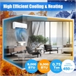 Costway 9000 BTU Split Air Conditioner & Heater Wall Mount AC Unit White