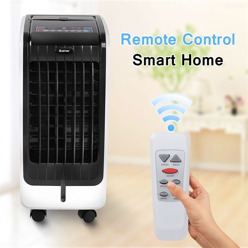Evaporative Air Cooler Portable Fan Conditioner Cooling Black Plastic