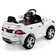 Benz ML350 6V Electric Kids Ride On Car  MP3 Remote Control White Plastic