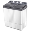 Portable Twin Tub 20Lbs Total Washing Machine Washer Spain spinner White Plastic