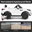 12V Licensed Land Rover Kid Ride On Car 2-Seater Electric Vehicle w/MP3 White PP