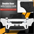 12V Licensed Land Rover Kid Ride On Car 2-Seater Electric Vehicle w/MP3 White PP