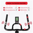 Stationary Exercise Magnetic Cycling Bike 30Lbs Flywheel Home Gym Black Metal
