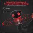 Stationary Exercise Magnetic Cycling Bike 30Lbs Flywheel Home Gym Black Metal