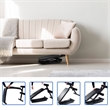 Adjustable Folding Arc-shaped Sit Up Bench Home Exercise Fitness Black Metal