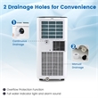 6000 BTU (9000 BTU ASHAR) Portable Air Conditioner  White