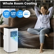 6000 BTU (9000 BTU ASHAR) Portable Air Conditioner  White