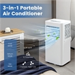 8000 BTU (8000 BTU ASHRAE) Portable Air Conditioner White