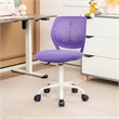 Height-adjustable Ergonomic Kids Chair w/ Wheels Purple