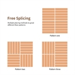 27PCS Patio Interlocking Tiles Acacia Slat Wood Garden