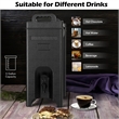 Insulated Beverage Server/Dispenser 5 Gallon Hot Cold Drinks Black
