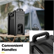 Insulated Beverage Server/Dispenser 5 Gallon Hot Cold Drinks Black
