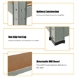 Adjustable 36''x72'' Heavy Duty 5 Level Garage Tool Shelf Gray