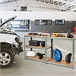 Adjustable 36''x72'' Heavy Duty 5 Level Garage Tool Shelf Gray