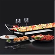 Teppanyaki Table Top Grill Griddle BBQ Nonstick Camping Black